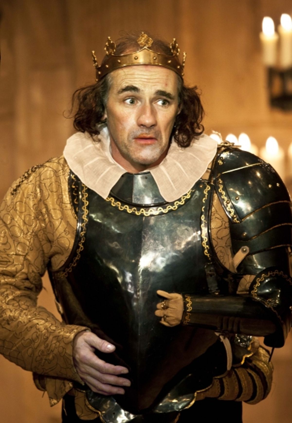 Mark Rylance as Richard, Duke of Gloucester, later King Richard III at 