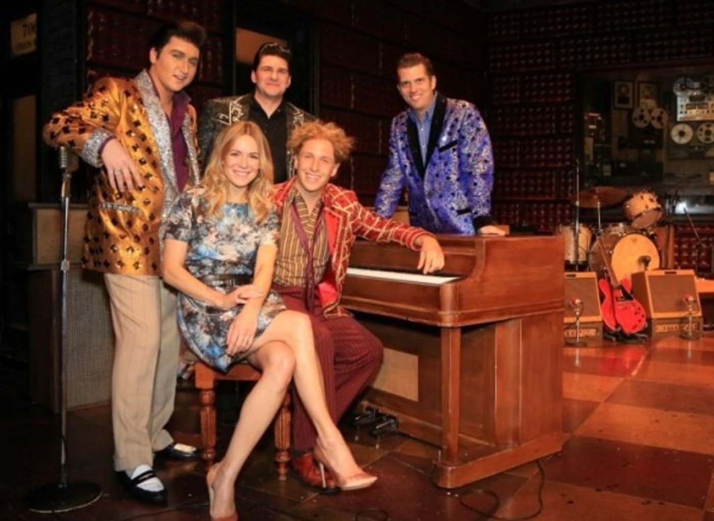 Photo Flash: Veronic DiClaire Visits MILLION DOLLAR QUARTET at Harrah's Las Vegas Image