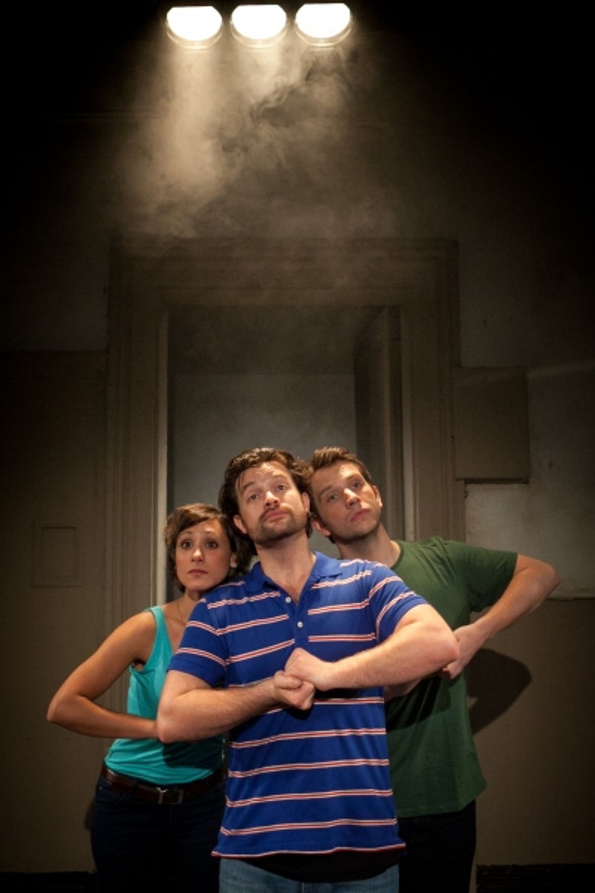 Sophia Ragavelas, Simon Bailey and Scott Garnham
 at 