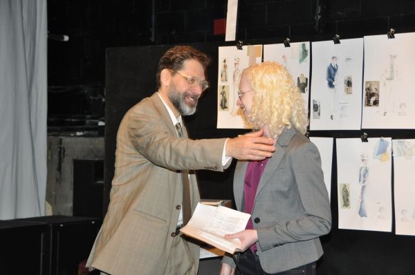 David Staller (Gingold Theatrical Group) and Kate Farrington ( Interim Artistic Direc Photo