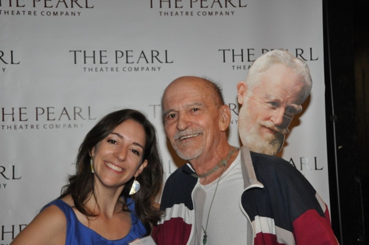 Jessi Blue Gormezano (Artistic Assistant Pearl Theatre Company) and Edward Seamon (Pearl Theatre Company Resident Acting Company Member) at 