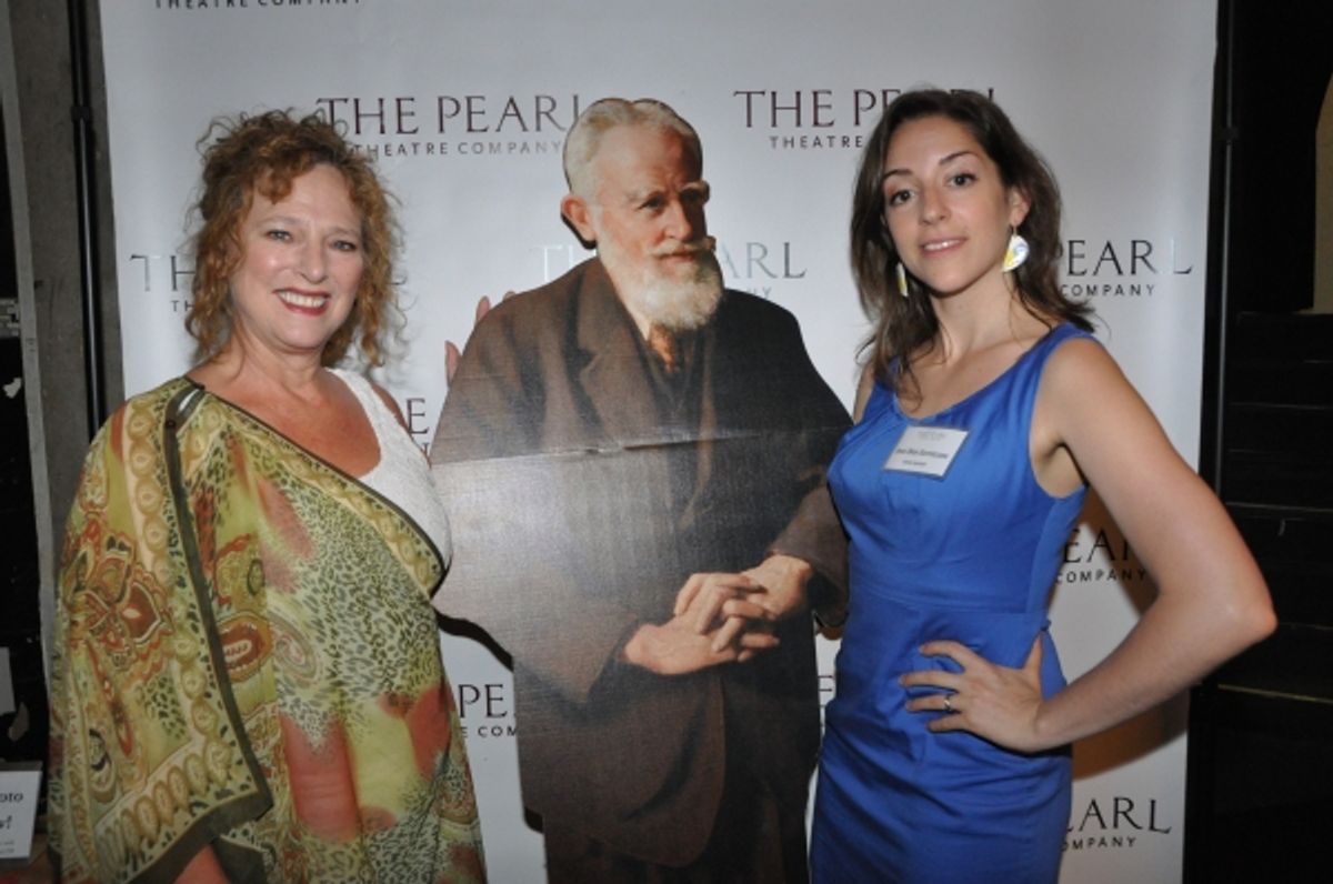 Robin Leslie Brown (Founder Pearl Theatre Acting Company) and Jessi Blue Gormezano at 