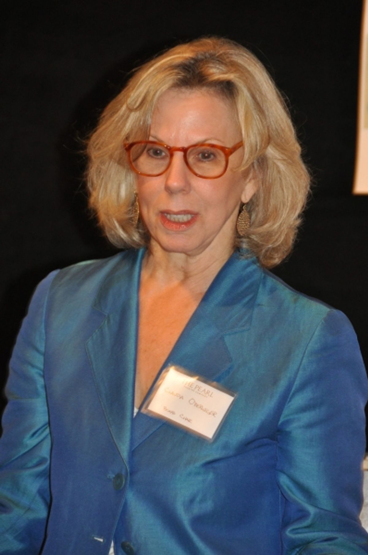 Claudia Oberweger (Pearl Theatre Company Chairperson Board of Directos) at 