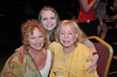 Robin Leslie Brown, Cori Gardner (Gingold Theatrical Group General Manager) and Anita Photo