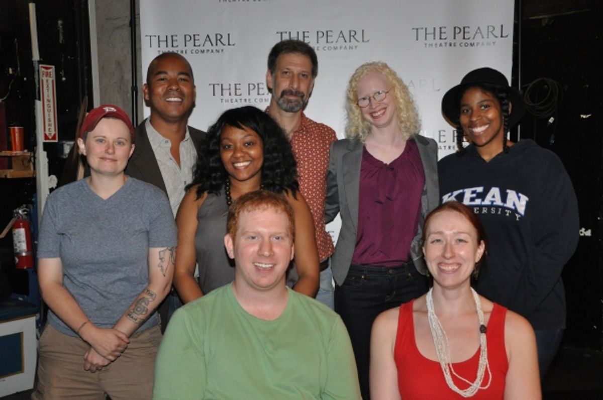 David Roberts (Managing Director Pearl Theatre Company), Gary Levinson (Production Manager Pearl Theatre Company), Kate Farrington (Interim Artistic Director Pearl Theatre Company), Sa Jackson (Production Intern), Rachel Sevedge (Facilities Manager Pearl  at 