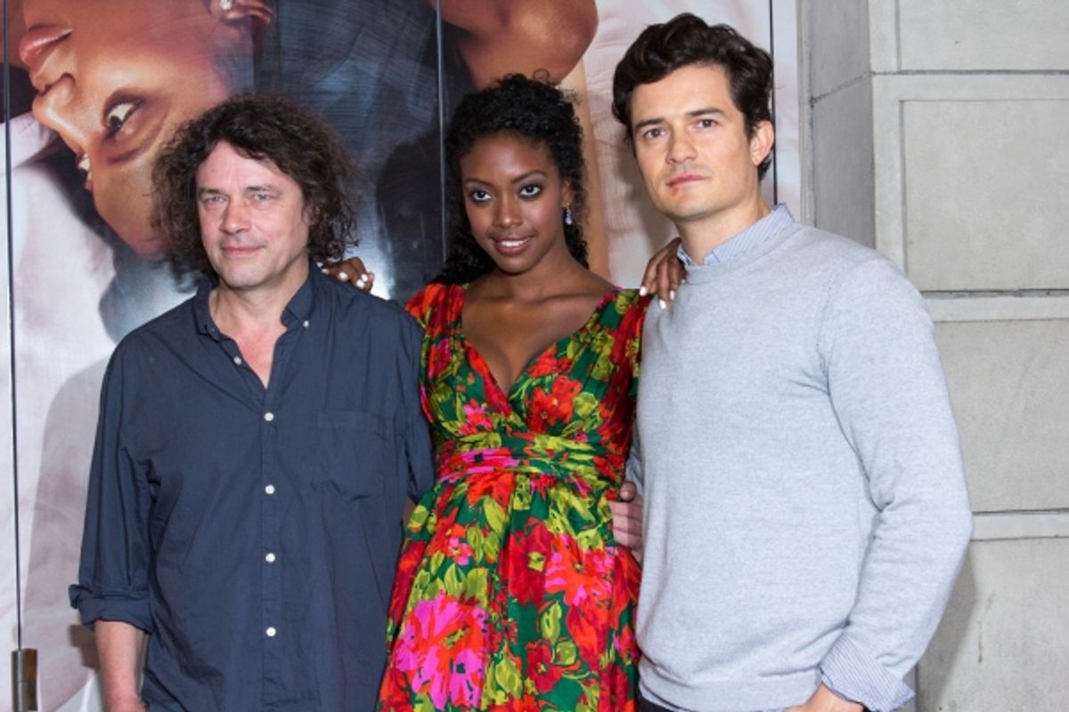 David Leveaux, Condola Rashad, Orlando Bloom at 
