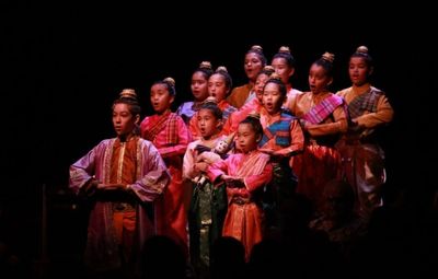 Andrew Apy (Prince Chulalongkorn) and the Music Circus Junior Company  Photo