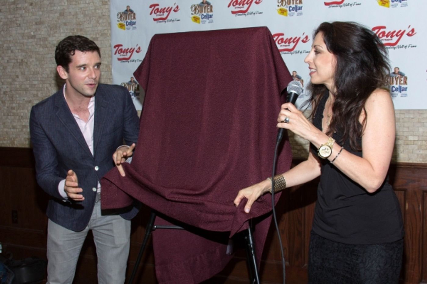 Photo Coverage: Michael Urie Celebrates Birthday at Tony's Di Napoli with Portrait Unveiling! Image