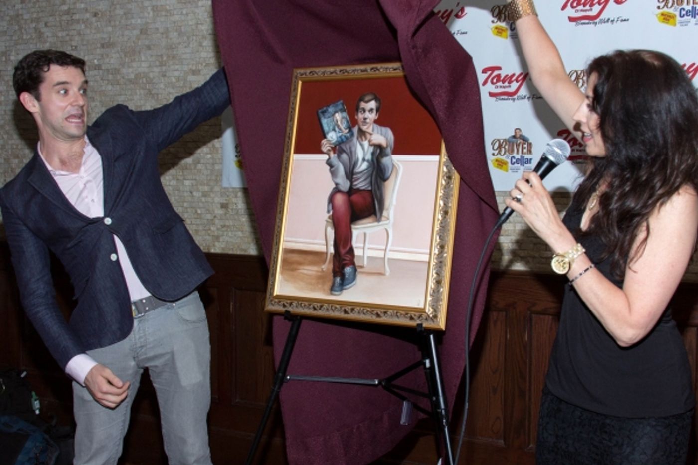 Photo Coverage: Michael Urie Celebrates Birthday at Tony's Di Napoli with Portrait Unveiling! Image