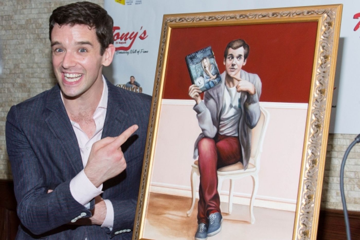 Photo Coverage: Michael Urie Celebrates Birthday at Tony's Di Napoli with Portrait Unveiling!  Image