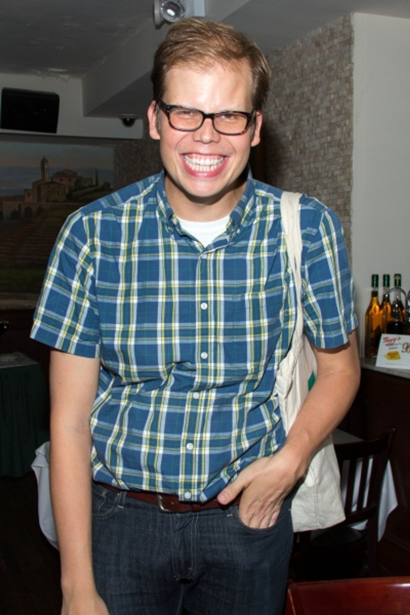 Photo Coverage: Michael Urie Celebrates Birthday at Tony's Di Napoli with Portrait Unveiling! Image