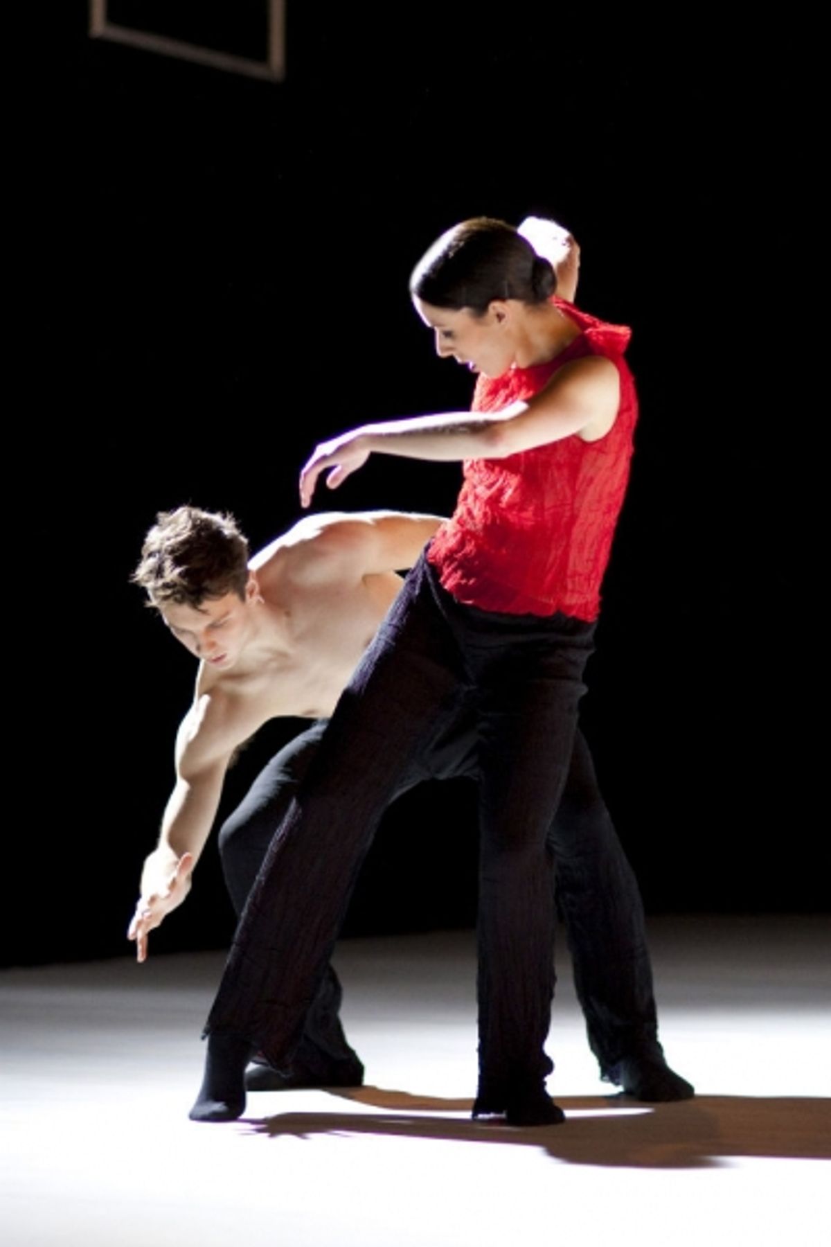 Hubbard Street Dancers Kevin J. Shannon, left, and Ana Lopez at 