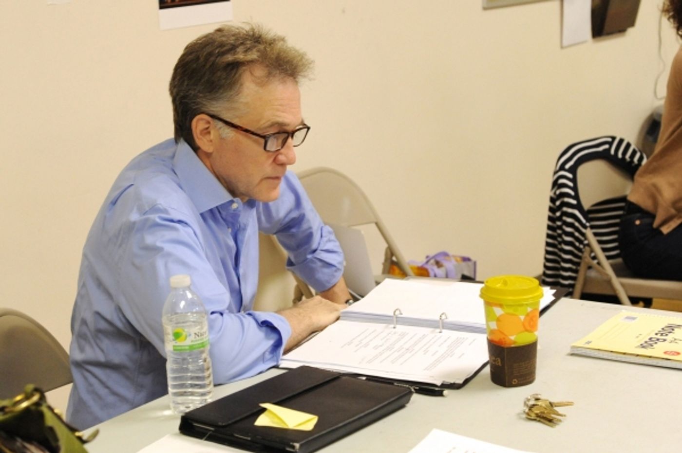 Photo Flash: In Rehearsal for Bucks County Playhouse's THE TALE OF THE ALLERGIST'S WIFE with Marilu Henner, David Garrison, Lynn Cohen & More!  Image