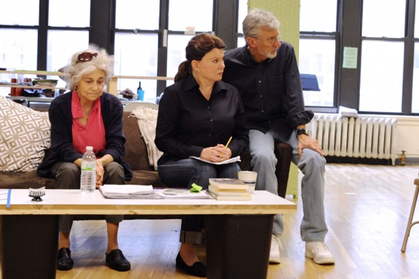 Photo Flash: In Rehearsal for Bucks County Playhouse's THE TALE OF THE ALLERGIST'S WIFE with Marilu Henner, David Garrison, Lynn Cohen & More! Image