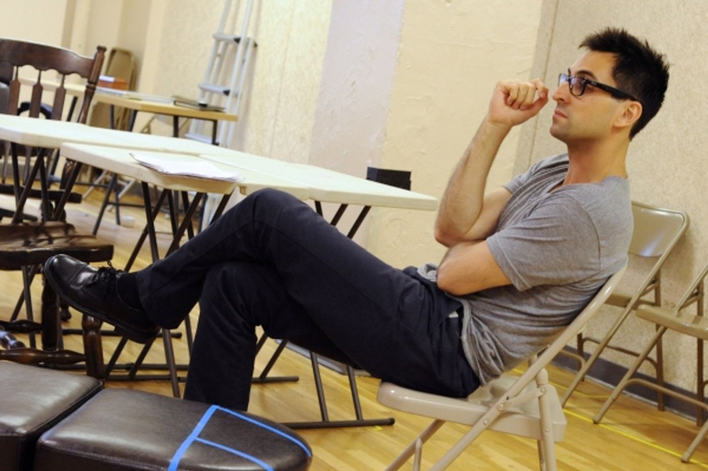 Photo Flash: In Rehearsal for Bucks County Playhouse's THE TALE OF THE ALLERGIST'S WIFE with Marilu Henner, David Garrison, Lynn Cohen & More!  Image