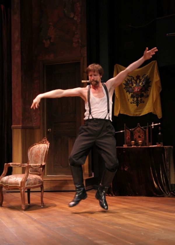 Prince MikaÃƒÂ¯l Alexandrovitch Ouratieff played by Jon Barker celebrates with a  Photo