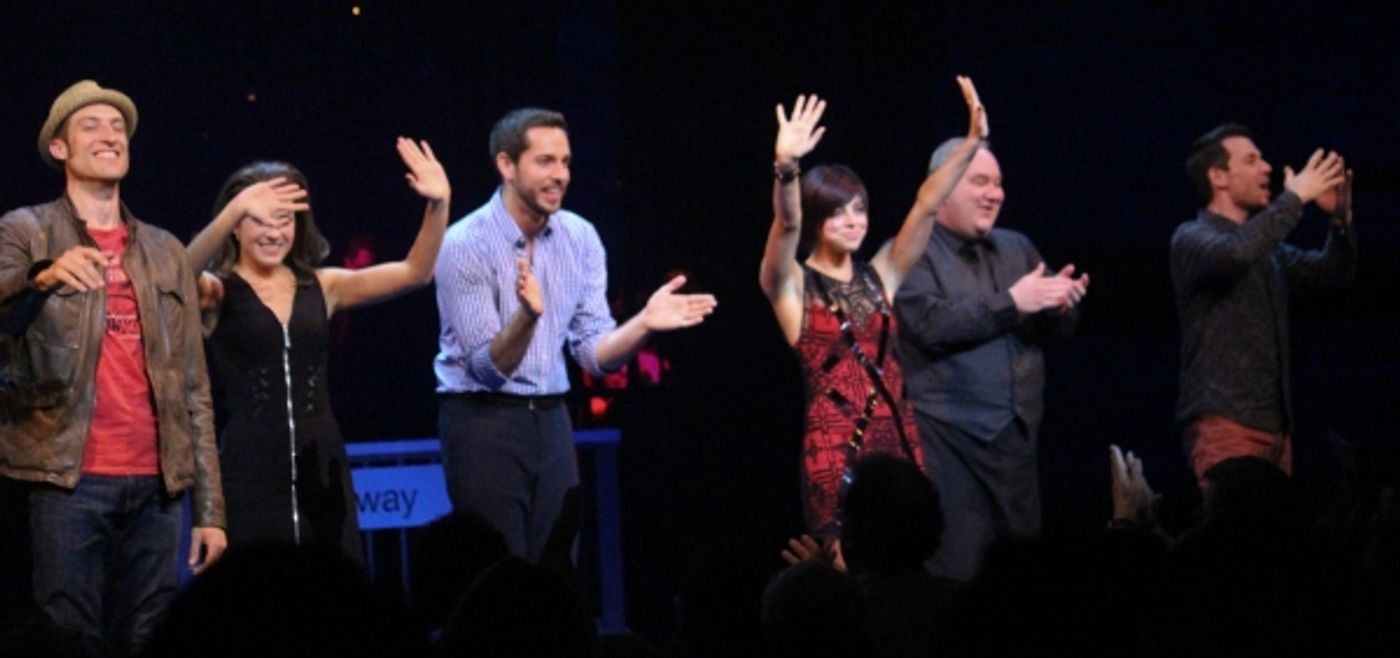 Photo Coverage: FIRST DATE Opening Night Curtain Call Image