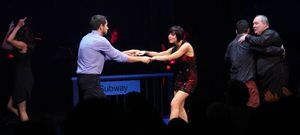 Zachary Levi and Krysta Rodriguez Photo
