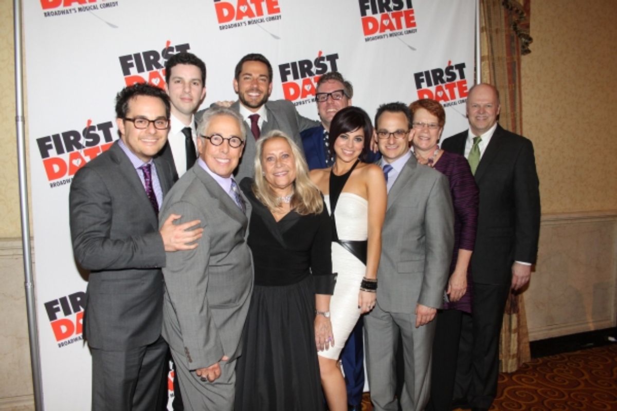 Austin Winsburg, Alan Zachary, Kenny Alhadeff, Marleen Alhadeff, Zachary Levi, Krista Rodriguez, Bill Berry, Michael Weiner, Sue Frost and Randy Adams at 