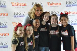 Delilah joins the cast of Annie-Brooklyn Shuck, Emily Rosenfeld, Tyrah Skye Odoms, Taylor Richardson, Gaby Bradbury and Amaya Braganza @ BroadwayWorld Delilah joins the cast of Annie-Brooklyn Shuck, Emily Rosenfeld, Tyrah Skye Odoms, Ta Photo