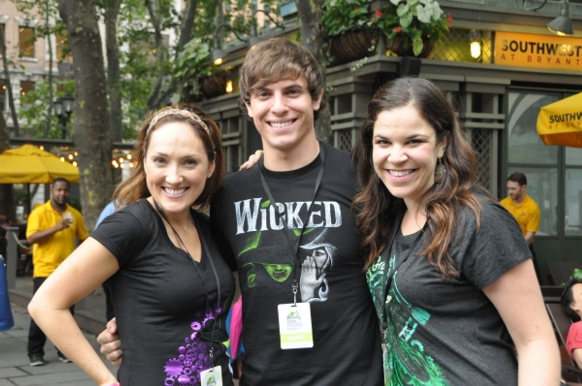 Wicked-Tiffany Haas, Derek Klena and Lindsay Mendez at 