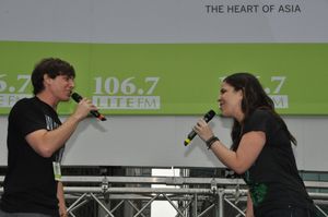 Derek Klena and Lindsay Mendez @ BroadwayWorld Derek Klena and Lindsay Mendez Photo