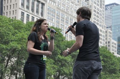Lindsay Mendez and Derek Klena Photo