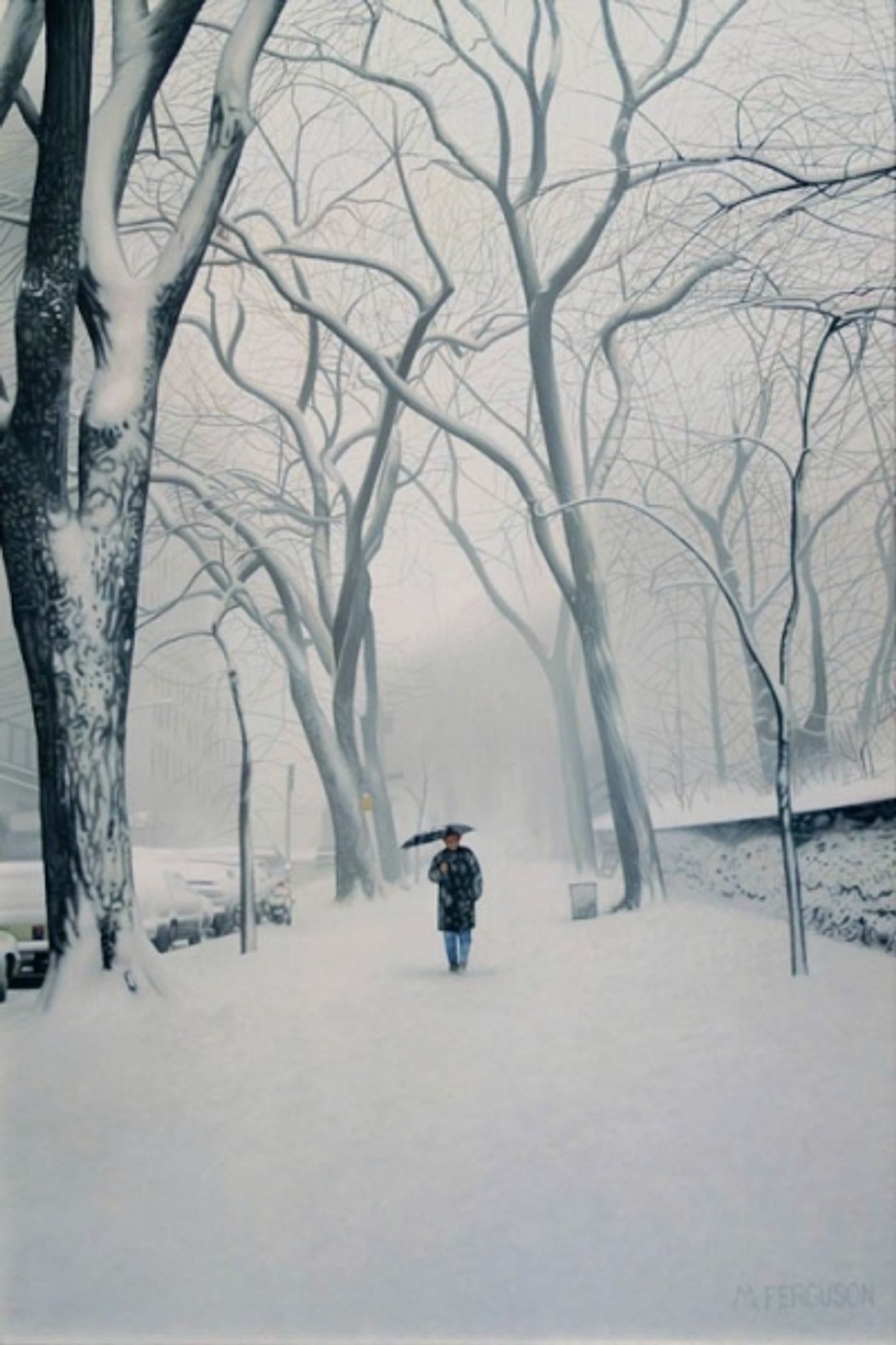 Photo Flash: Sneak Peek at Max Ferguson's Winter Scenes on Exhibit at Gallery Henoch  Image