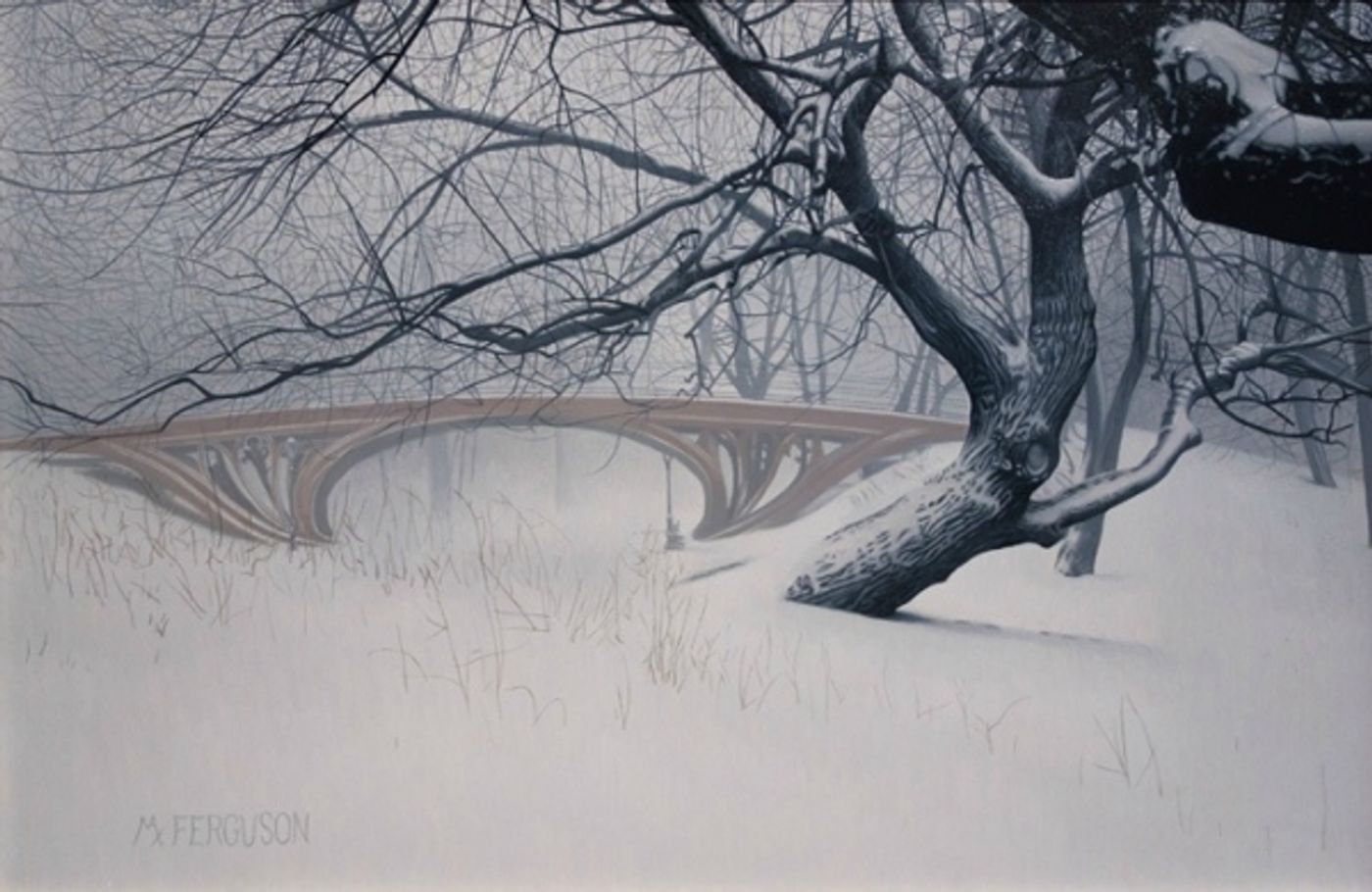 Photo Flash: Sneak Peek at Max Ferguson's Winter Scenes on Exhibit at Gallery Henoch  Image
