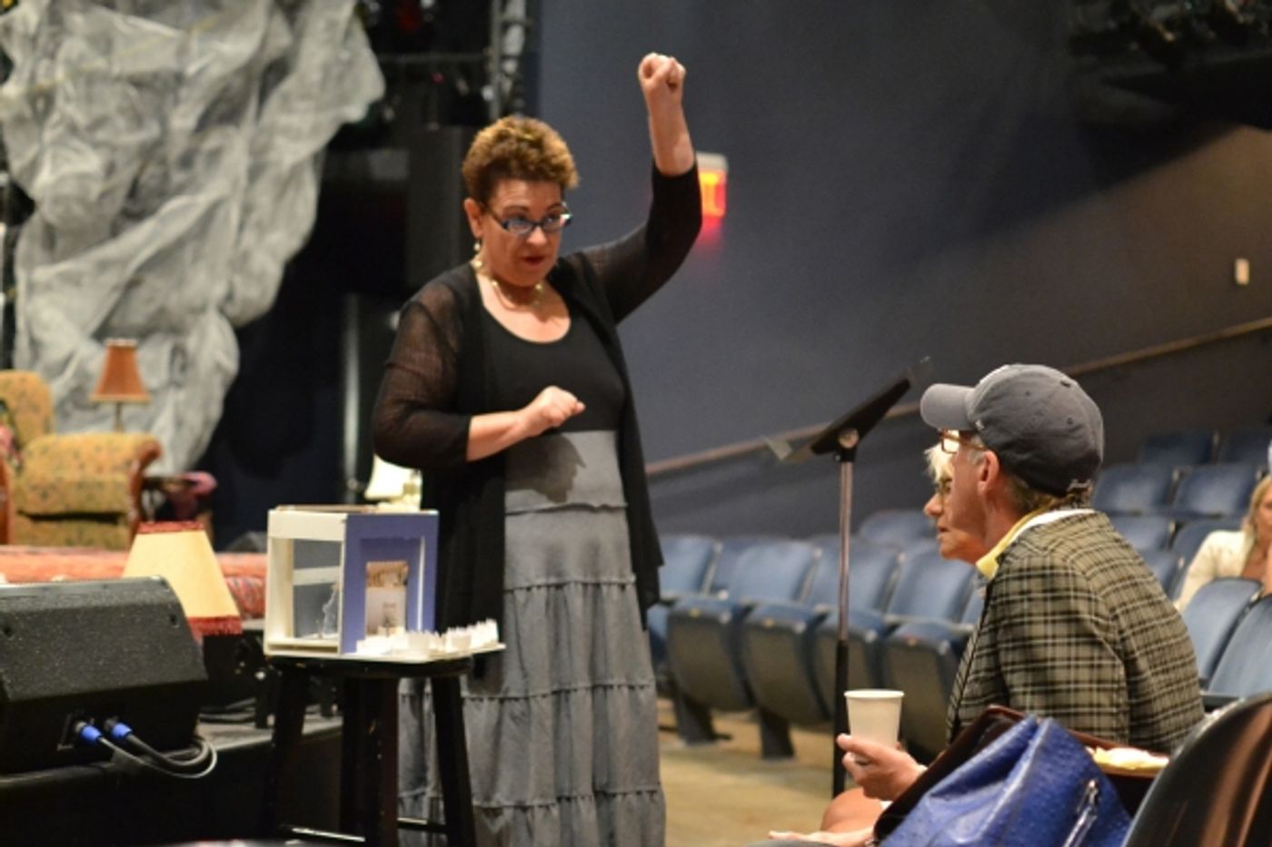 Photo Flash: Estelle Parsons & Stephen Spinella in Rehearsal for Arena Stage's THE VELOCITY OF AUTUMN  Image