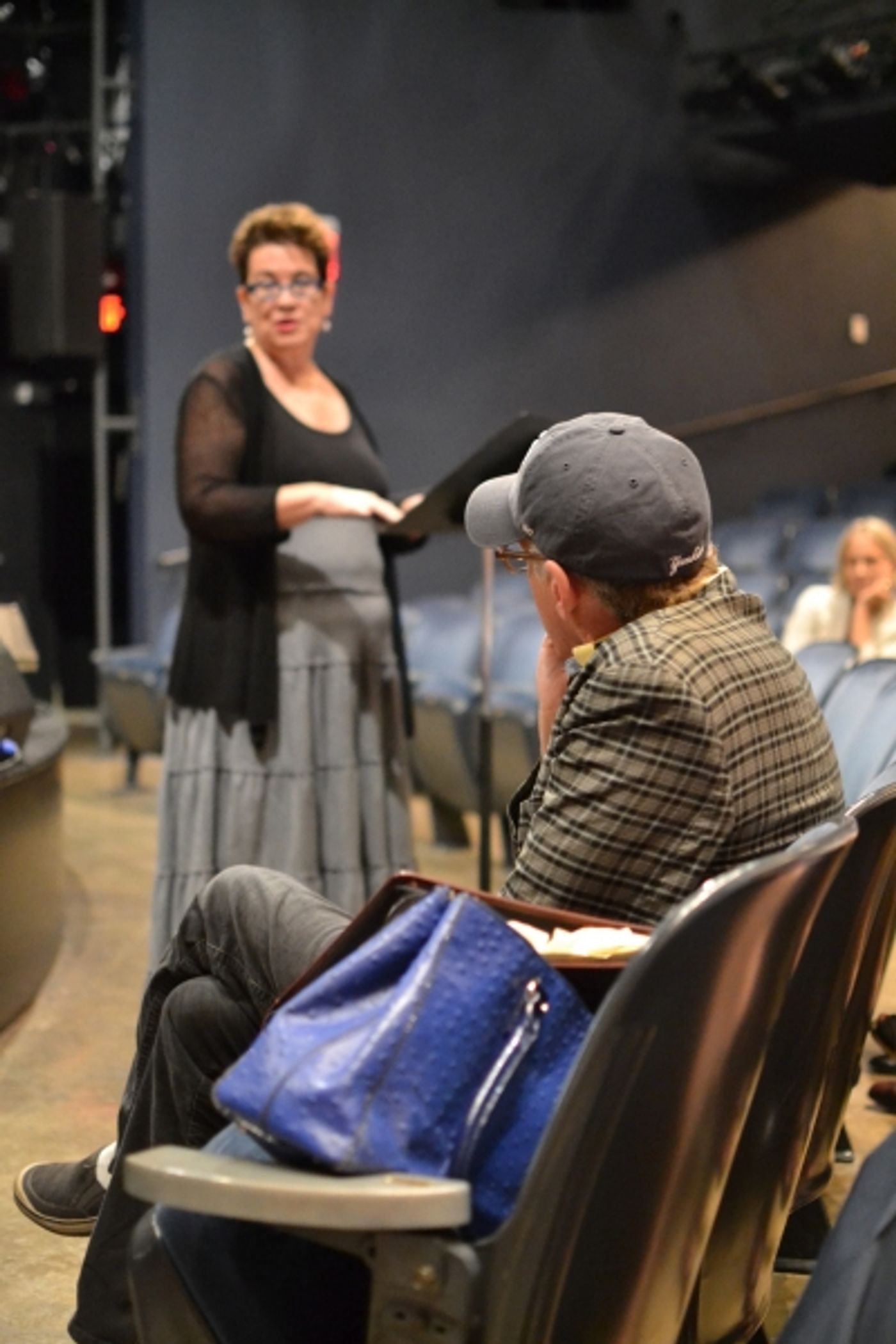 Photo Flash: Estelle Parsons & Stephen Spinella in Rehearsal for Arena Stage's THE VELOCITY OF AUTUMN  Image