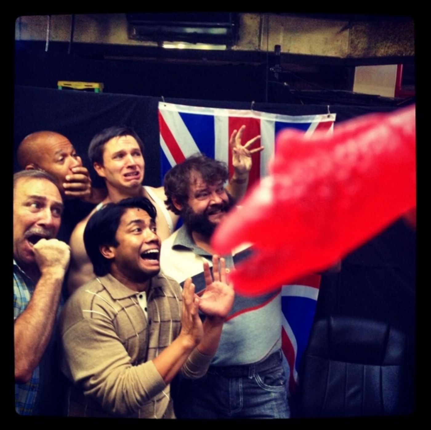 Photo Flash: Saturday Intermission Pics, August 10 - KINKY BOOTS & SOUL DOCTOR Celebrate 'Shark Week'; Plus MORMON, PHANTOM & More!  Image