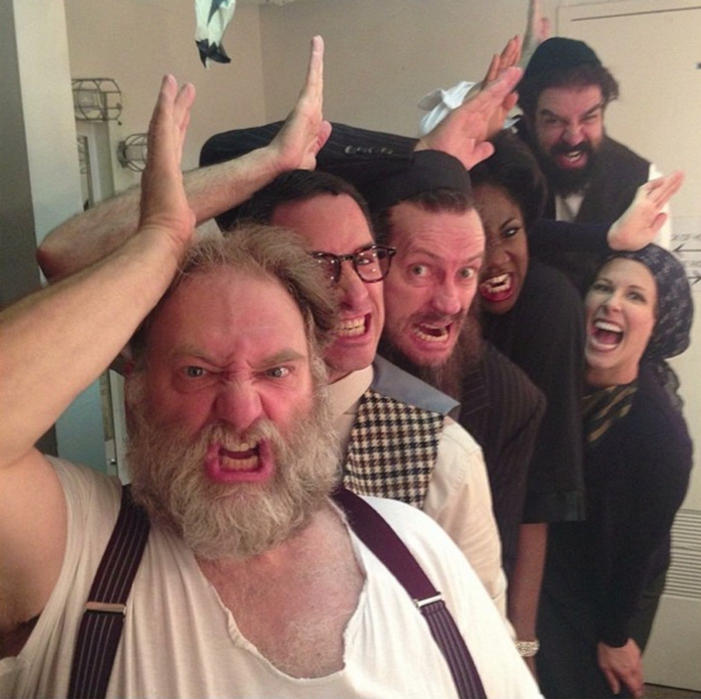 Photo Flash: Saturday Intermission Pics, August 10 - KINKY BOOTS & SOUL DOCTOR Celebrate 'Shark Week'; Plus MORMON, PHANTOM & More!  Image