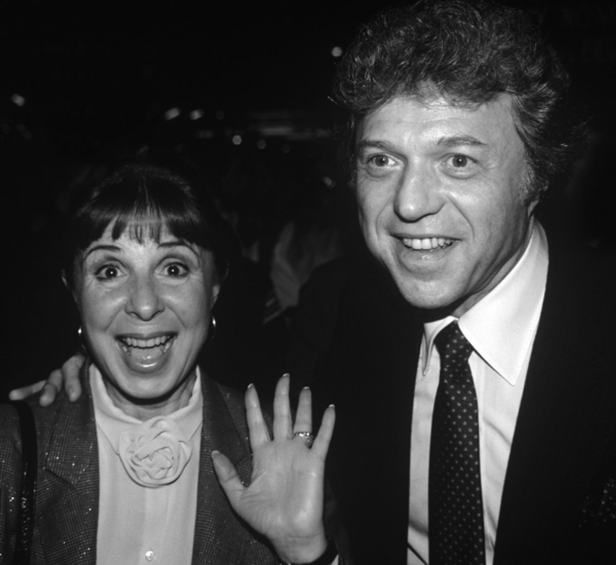 Steve Lawrence and Eydie Gorme attending a performance of ''Dreamgirls'' at the Imperial Theatre in New York City on June 1, 1984. at 