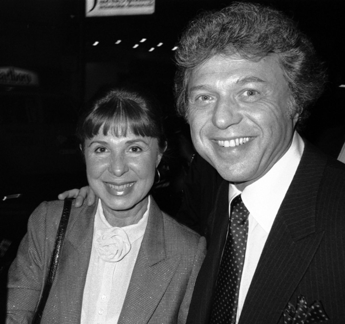 Steve Lawrence and Eydie Gorme attending a performance of ''Dreamgirls'' at the Imperial Theatre in New York City on June 1, 1984. at 