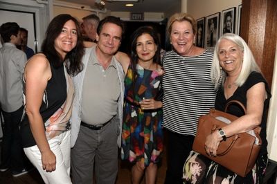 Daryl Schaffer, Peter Scolari (Porlogus/Pseudolus), Lauren Schaffer, Carol Roman, and Photo