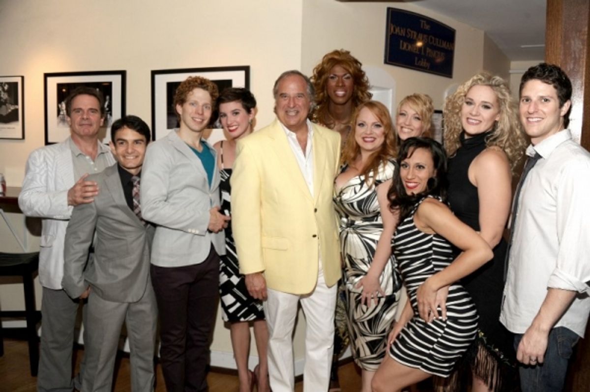 Peter Scolari (Prologus/Pseudolous), Glenn Giron (Protean),J.Morgan White (Protean), Phoebe Pearl (Geminae), Stewart Lane (Erronius), Terry Lavell (Gymnasia), Jen Bechter (Panacea), Halley Cianfarini (Tintinabula), Shiloh Goodin (Assoc.Choreographer and G at 