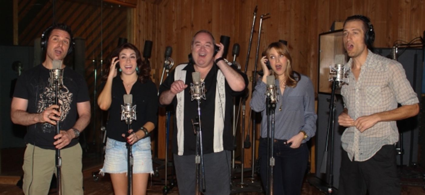 Photo Coverage: In the Recording Studio with Zachary Levi, Krysta Rodriguez & the Cast of FIRST DATE! Image