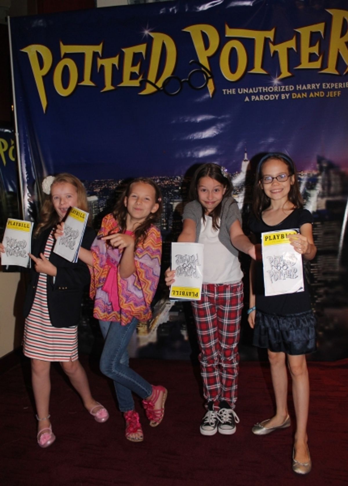 Milly Shapiro, Sophia Gennusa, Bailey Ryon and Oona Laurence at 