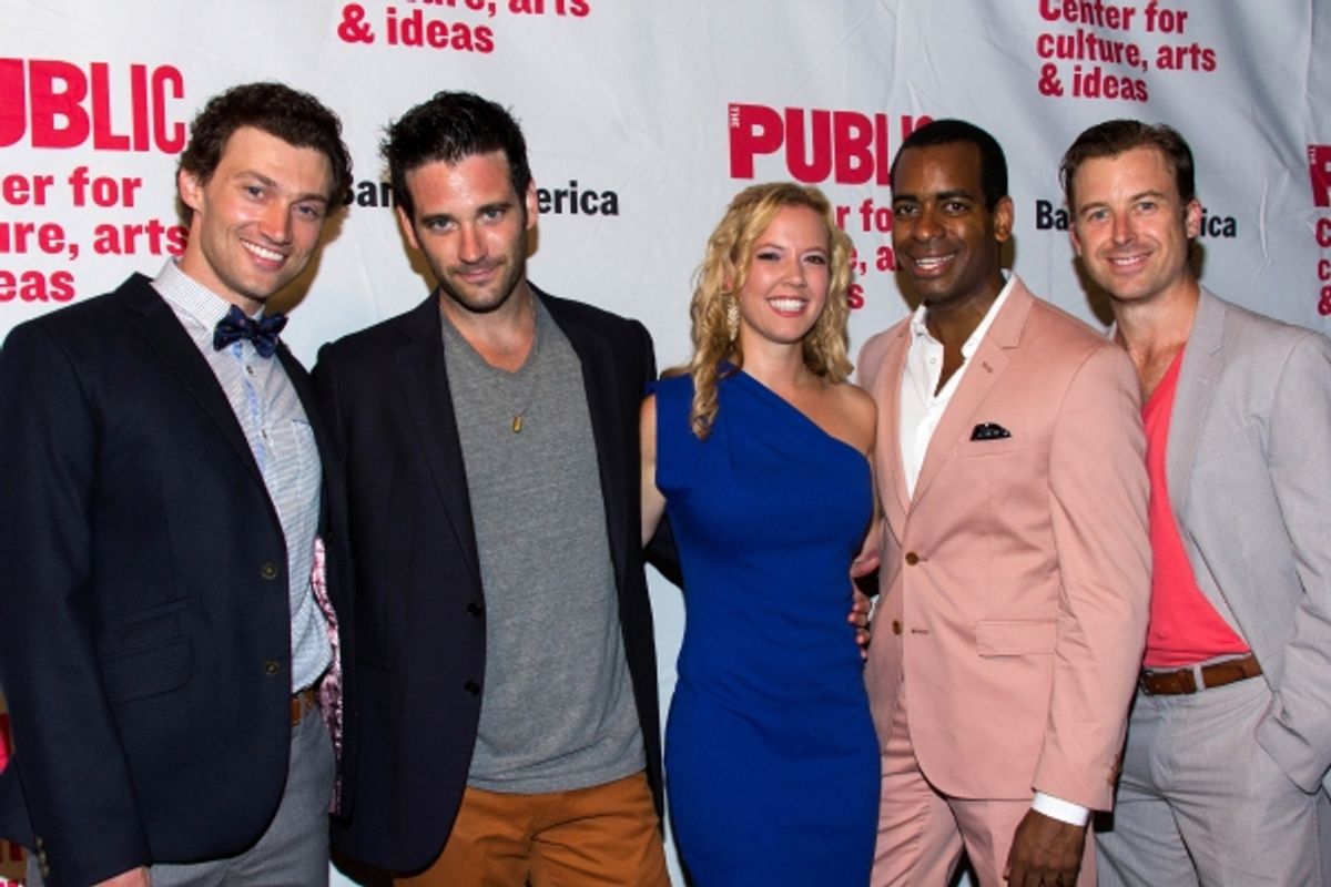 Bryce Pinkham, Colin Donnell, Patti Murin, Daniel Breaker, Lucas Near-Verbrugghe at 