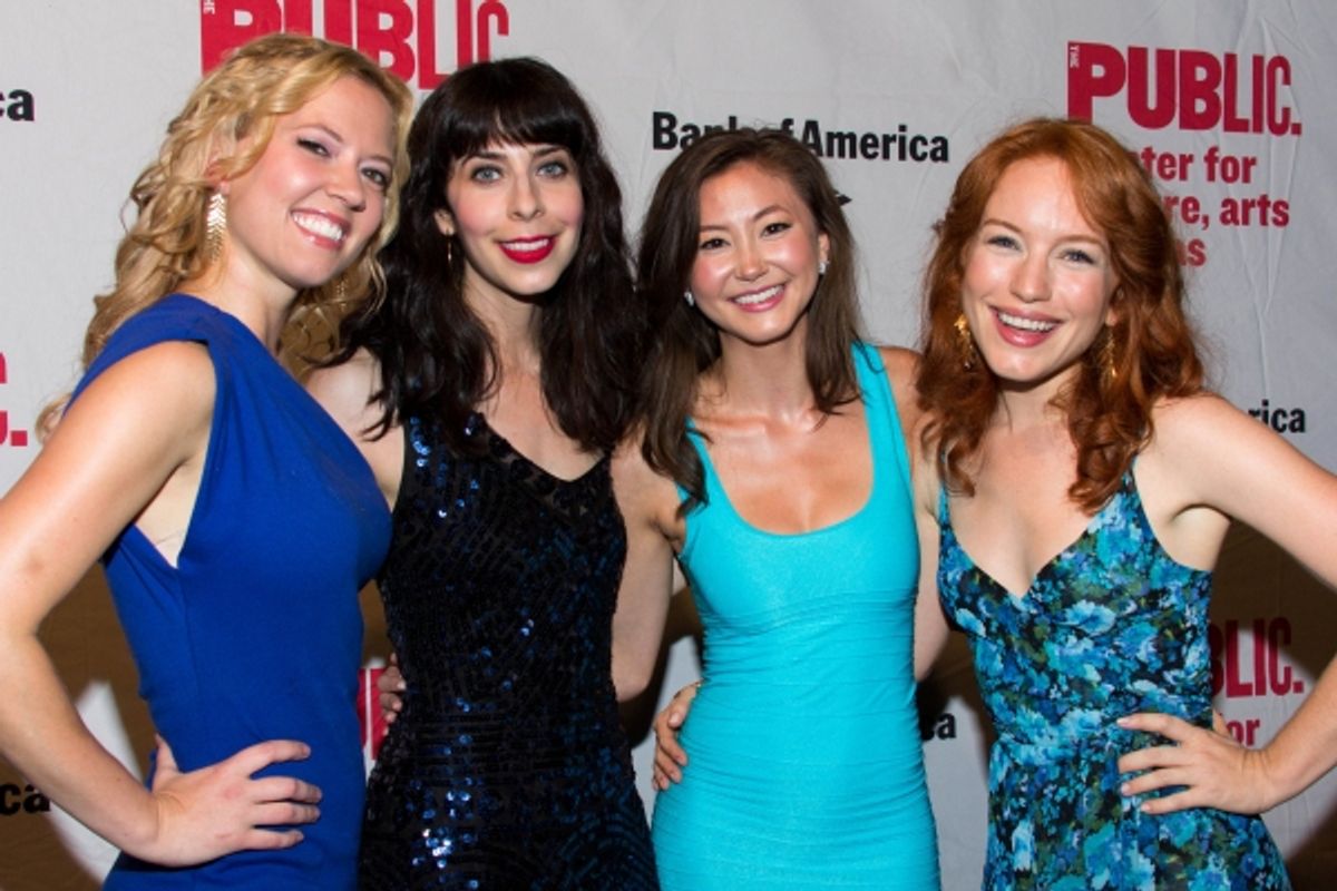 Patti Murin, Audrey Lynn Weston, Kimiko Glenn, Maria Thayer at 