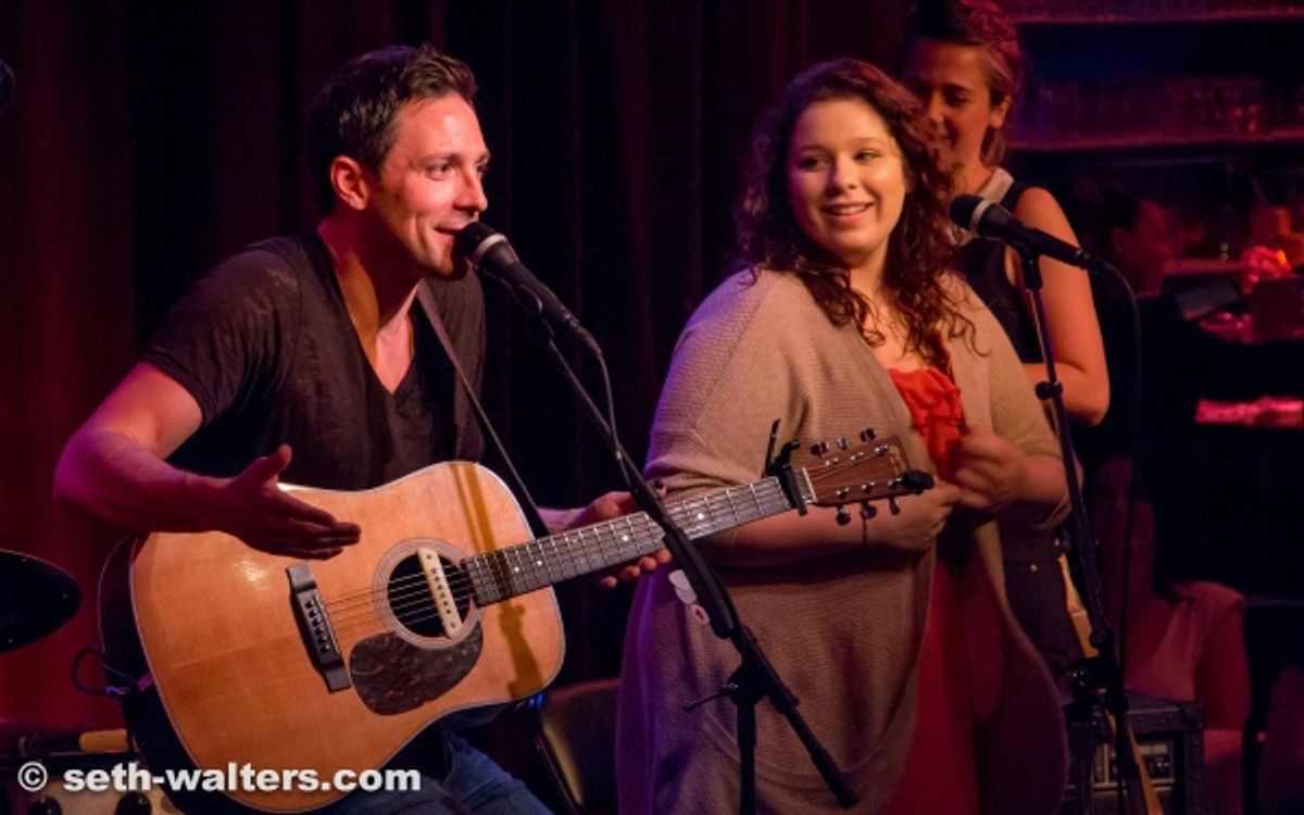 Steve Kazee, Allie Marshall and Lora Faye at 