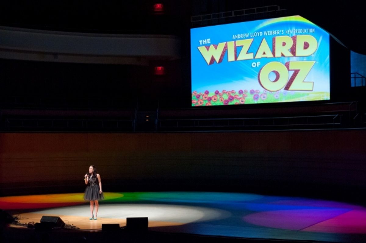 Julia McLellan sings ''Over the Rainbow'' from THE WIZARD OF OZ at 