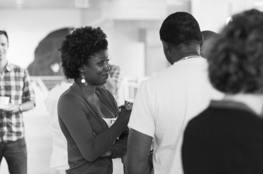 Photo Flash: Sneak Peek - In Rehearsal with Signature Theatre's THE OLD FRIENDS Image