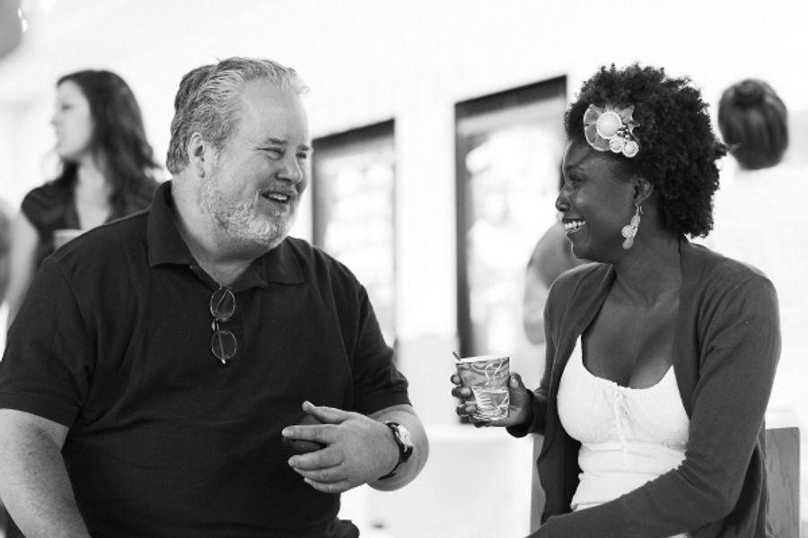 Photo Flash: Sneak Peek - In Rehearsal with Signature Theatre's THE OLD FRIENDS Image