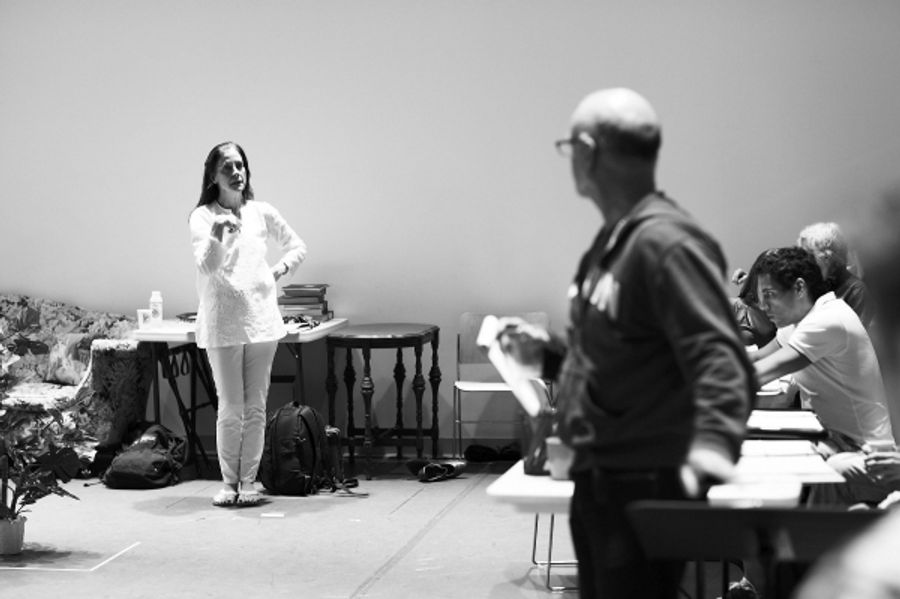 Photo Flash: Sneak Peek - In Rehearsal with Signature Theatre's THE OLD FRIENDS Image