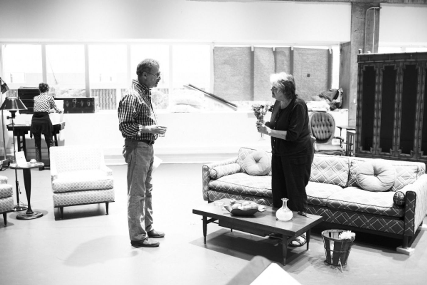 Photo Flash: Sneak Peek - In Rehearsal with Signature Theatre's THE OLD FRIENDS  Image