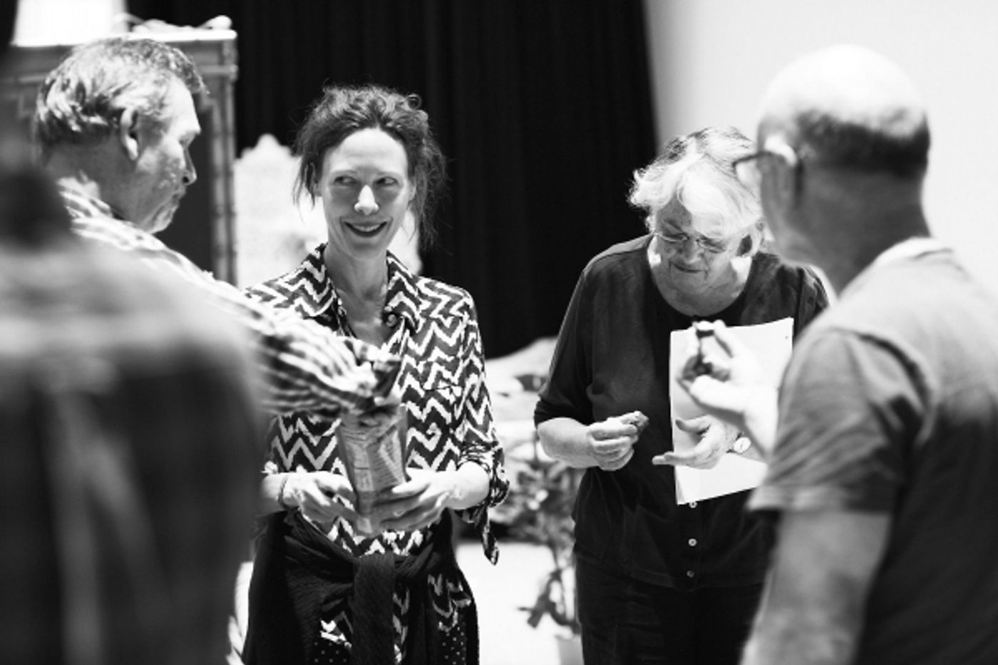 Photo Flash: Sneak Peek - In Rehearsal with Signature Theatre's THE OLD FRIENDS  Image