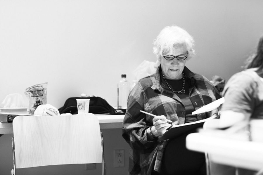 Photo Flash: Sneak Peek - In Rehearsal with Signature Theatre's THE OLD FRIENDS Image