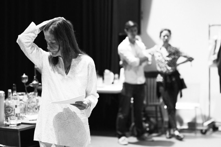 Photo Flash: Sneak Peek - In Rehearsal with Signature Theatre's THE OLD FRIENDS Image